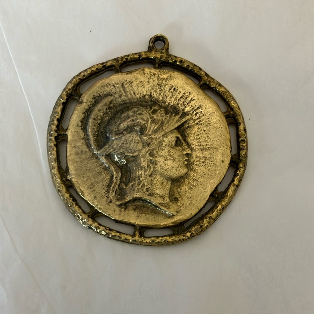 Gold Medallion Pendant